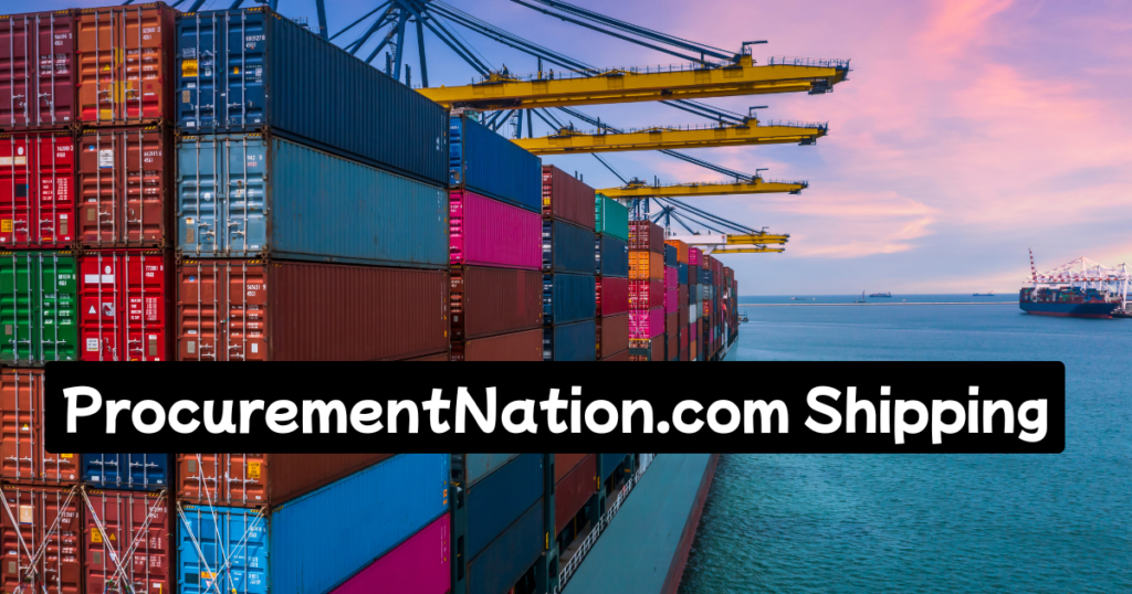 ProcurementNation.com Shipping